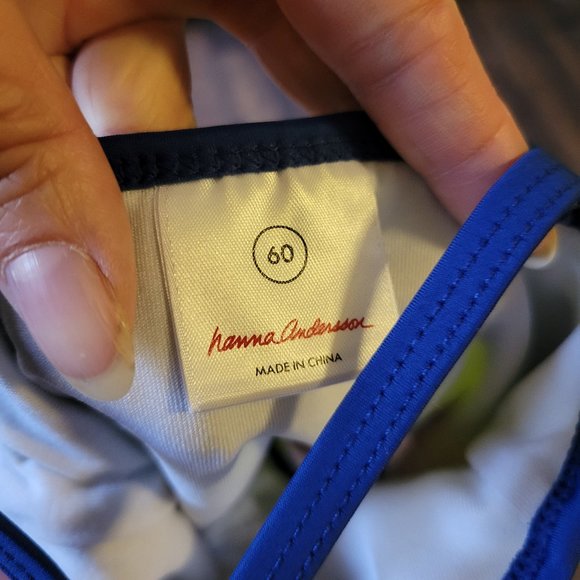 Hanna Andersson Striped Bathing Suit - Picture 3 of 3